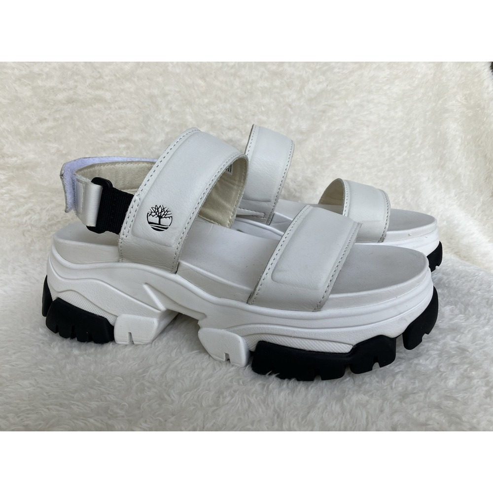 Timberland Adley Way Backstrap Chunky Heel Sandal Size US 8